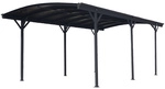 FLORAWORLD Carport, Au&szlig;enma&szlig; BxT: 293,5 x 370 cm, anthrazit - grau