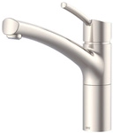 LENZ K&uuml;chenarmatur &raquo;NEXO&laquo;, 3/8", Messing, nickel-mattfarben - silberfarben