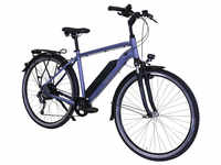 HAWK E-Bike Herren, 28 zoll, 8-Gang - blau