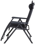 SIENA GARDEN Relaxliege &raquo;Premium&laquo;, Aluminium - grau