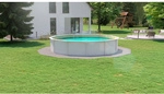STEINBACH Stahlwand-Pool &raquo;Nuovo de Luxe II&laquo;, ⌀xH: 360 x 120 cm, Komplettset ohne
