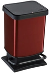 Rotho Treteimer &raquo;PASO&laquo;, 20 Liter, Trittmechanismus, Softclose - rot