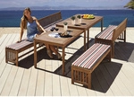MERXX Gartenm&ouml;belset &raquo;Hawaii&laquo;, Holz, 6-teilig - beige