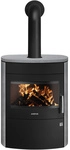 JUSTUS Kaminofen &raquo;Agero 2.0&laquo;, schwarz/grau, Speckstein, 7 kW