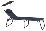 SIENA GARDEN Campingliege &raquo;Premium&laquo;, Aluminium - blau