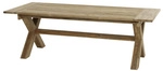SIENA GARDEN Diningtisch &raquo;Cardiff&laquo;, BxHxL: 100 x 76 x 180 cm, Tischplatte: Teakholz