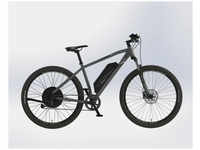 PROPHETE E-Bike "Graveler ", 29 Zoll, RH: 48 cm, 9-Gang - grau