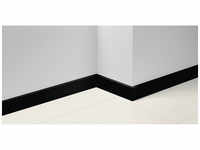 PARADOR Sockelleiste, schwarz, MDF, LxHxT: 220 x 7 x 1,65 cm