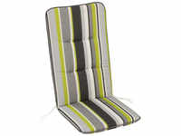 BEST Sesselauflage »Basic Line«, grün/grau/weiß/schwarz, BxL: 50 x 120 cm - bunt
