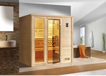 WEKA Sauna &raquo;Bergen 1&laquo;, BxHxT: 198 x 203,5 x 148 cm - braun