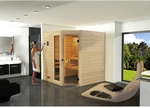 WEKA Ecksauna &raquo;Valida Eck 1.8&laquo;, ohne Ofen, BxHxT: 189 x 203,5 x 172 cm - braun