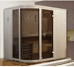 WEKA Sauna &raquo;Sara 1&laquo;, mit Ofen, BxHxT: 194 x 199 x 194 cm - beige