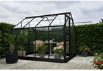 HALLS Gew&auml;chshaus &raquo;Popular&laquo;, 5,0 m&sup2;, schwarz, 3 mm Blankglas