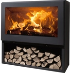 PANADERO Kaminofen &raquo;Fenix&laquo;, schwarzmetallic, Stahl, 7 kW