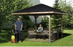 WEKA Gartenhaus &raquo;Gartenoase 651 Gr.2&laquo;, Holz, BxHxT: 333 x 286 x 257 cm