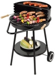 BBQ Hero Holzkohlegrill &raquo;Santa Fe&laquo;, Grillfl&auml;che &Oslash; 48,5 cm - schwarz