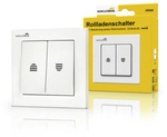 SCHELLENBERG Rolladenschalter, BxHxT: 8 x 8 x 4 cm - weiss