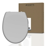 SCH&Uuml;TTE WC-Sitz &raquo;GREY&laquo;, duroplast, oval, mit Softclose-Funktion - grau