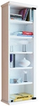 VCM Wandregal &raquo;Loposa&laquo;, BxHxL: 18 x 91,5 x 31 cm, Holzwerkstoff - weiss