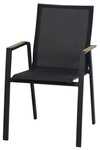 SIENA GARDEN Stapelsessel &raquo;Rondo&laquo;, Metall, BxHxT: 56 x 88 x 65 cm - grau