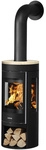 JUSTUS Kaminofen &raquo;Mino Trios 2.0&laquo;, sandstein, Keramik, 5,5 kW - schwarz