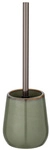 WENKO WC-Garnitur &raquo;Sirmione&laquo;, HxL: 40 x 10,5 cm, Keramik - gruen