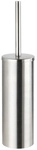 WENKO WC-Garnitur &raquo;Orea matt&laquo;, HxL: 40,5 x 9 cm, Edelstahl - silberfarben