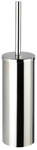 WENKO WC-Garnitur &raquo;Orea shine&laquo;, HxL: 40,5 x 9 cm, Edelstahl - silberfarben