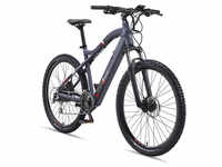 TELEFUNKEN E-Bike Mountainbike 29 Zoll, RH: 48 cm, 24-Gang - grau | rot