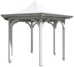 SKANHOLZ Pavillon &raquo;Versailles&laquo;, Zeltdach, sechseckig, BxHxT: 418 x 332 x 360...