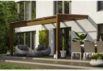 SKANHOLZ Terrassen&uuml;berdachung &raquo;Novara&laquo;, Breite: 450 cm, Dach: Polycarbonat (PC),