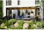 SKANHOLZ Terrassen&uuml;berdachung &raquo;Novara&laquo;, Breite: 557 cm, Dach: Polycarbonat (PC),