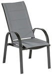 MERXX Sessel &raquo;Marini&laquo;, Metall/Textil, BxHxT: 57 x 110 x 73 cm - grau