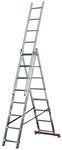 KRAUSE Vielzweckleiter &raquo;CORDA&laquo;, 24 Sprossen, Aluminium - silberfarben