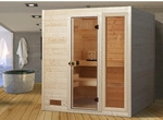 WEKA Sauna &raquo;Valida 3&laquo;, BxHxT: 189 x 203,5 x 189 cm, mit Glast&uuml;r - beige
