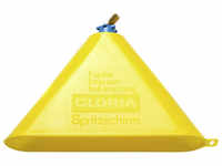 GLORIA Spritzschirm BxL: 10 x 39,5 cm, Kunststoff - gelb