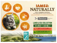 IAMS Katzen-Nassfutter »Naturally«, 12 Stück, je 85 g