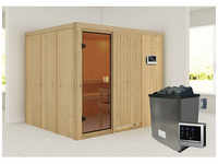 KARIBU Sauna »Nybro«, inkl. Saunaofen mit externer Steuerung, für 5 Personen -