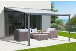 FLORAWORLD Terrassen&uuml;berdachung, Breite: 312 cm, Dach: Polycarbonat (PC), anthrazit