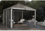 SOJAG Pavillon &raquo;Nanda&laquo;, BxHxT: 363 x 313 x 363 cm, champagnerfarben - beige