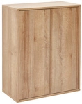 FACKELMANN Doppel-Midischrank &raquo;FINN&laquo;, Asteiche, 2 T&uuml;ren, BxHxT: 60 x 75 x...