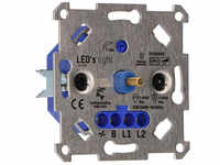 LED's light Dimmer, 240 V, 1,08 A, BxH: 8,4 x 8,4 cm - silberfarben