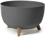 SIENA GARDEN Pflanzgef&auml;&szlig; &raquo;Oslo&laquo;, &Oslash;: 40 cm, Kunststoff - grau