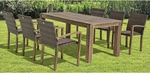 GARDEN PLEASURE Gartenm&ouml;belset, 6 Sitzpl&auml;tze, Akazienholz/Kunststoff - braun