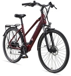TELEFUNKEN E-Bike 28 Zoll, RH: 50 cm, 24-Gang - rot