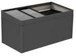 BIOHORT Fr&uuml;hbeetaufsatz &raquo;Hochbeet&laquo;, BxHxT: 200 x 23 x 101 cm, Metall, grau