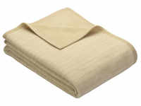 IBENA Decke »Fano«, BxL: 150 x 200 cm, Baumwolle/Synthetikfaser (PES) - beige
