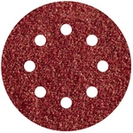 WOLFCRAFT Schleifscheibe, &Oslash; 125 mm, 5 St&uuml;ck - rot