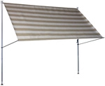 ANGERER FREIZEITM&Ouml;BEL Klemmmarkise, BxT: 200 x 170 cm, grau