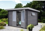 WOLFF FINNHAUS Gartenhaus &raquo;WPC-Trend C&laquo;, Kunststoff, BxHxT: 287 x 204 x 234 cm
